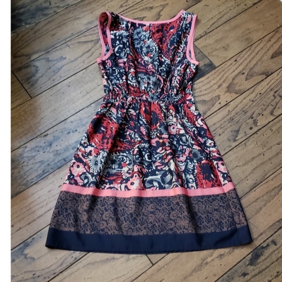 Forever 21 Floral Pattern Midi A Line Dress - Picture 2 of 8